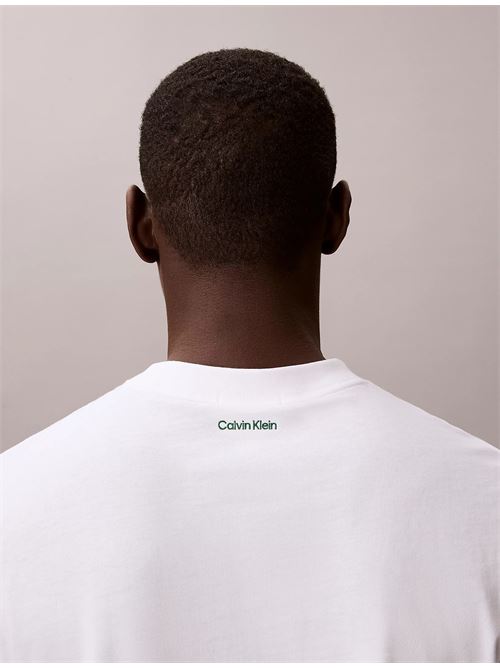 ss easy collegiate badge tee CALVIN KLEIN JEANS | LV04RF294GYAF